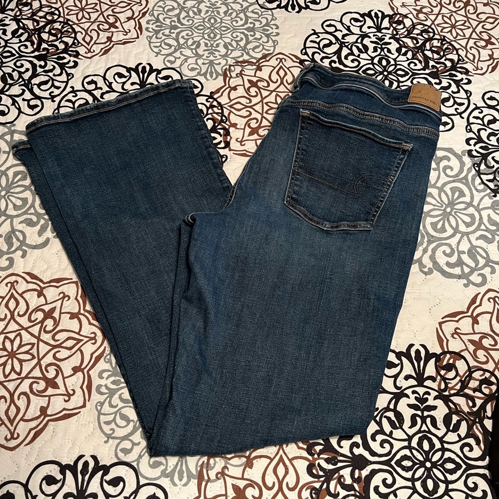 American Eagle Kick Boot Jeans, Size 18 Long